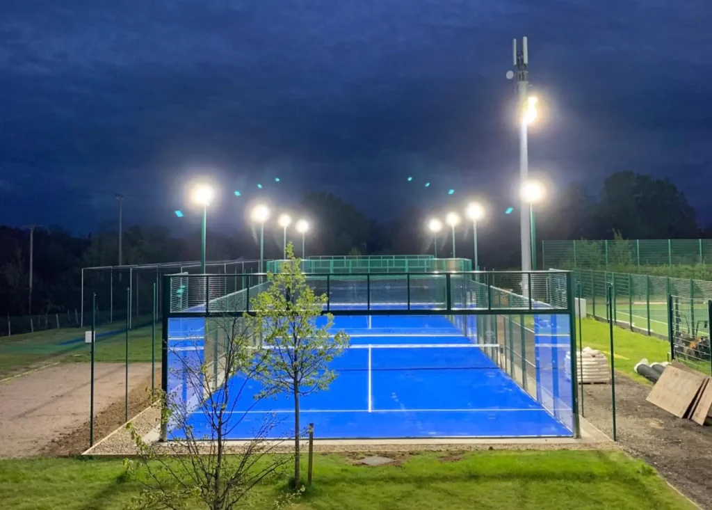 Padel Court Floodlight Installation